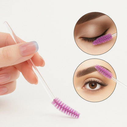 BrowLuxe – 50 brosses pour Sourcils Précisions Parfaites