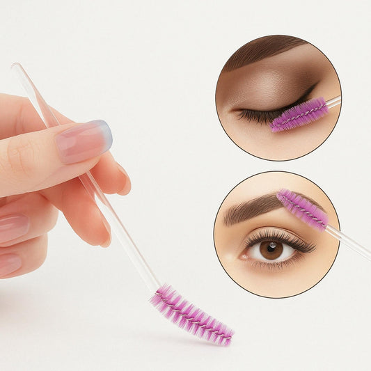 BrowLuxe – 50 brosses pour Sourcils Précisions Parfaites